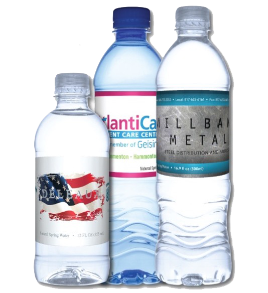 Custom Label Bottled Water for Georgia
