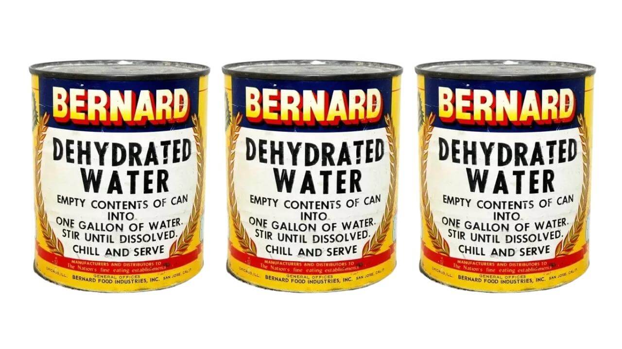 Bernard Dehydrated Water