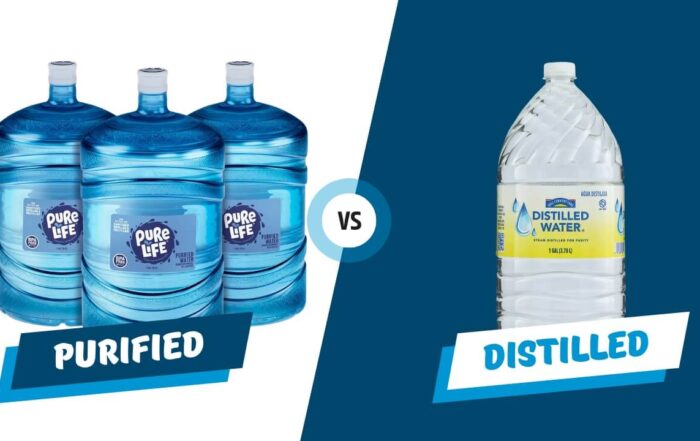 difference between distilled and purified water