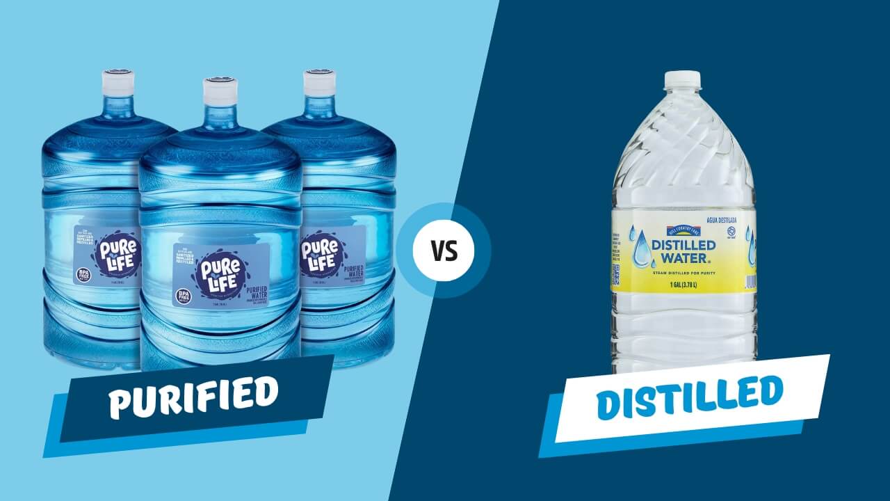 which is the best purified or distilled water?