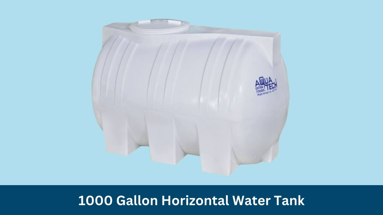 1000 Gallon Horizontal Water Tank