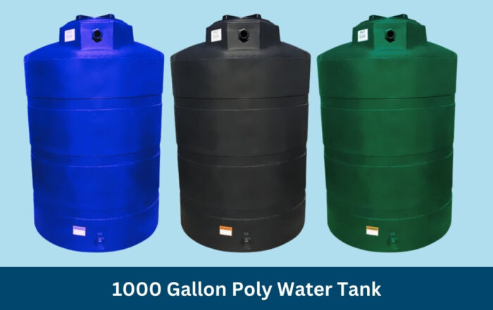 1000 gallon poly water tank