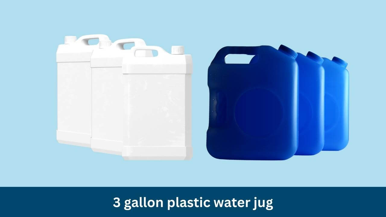 3 gallon plastic water jug