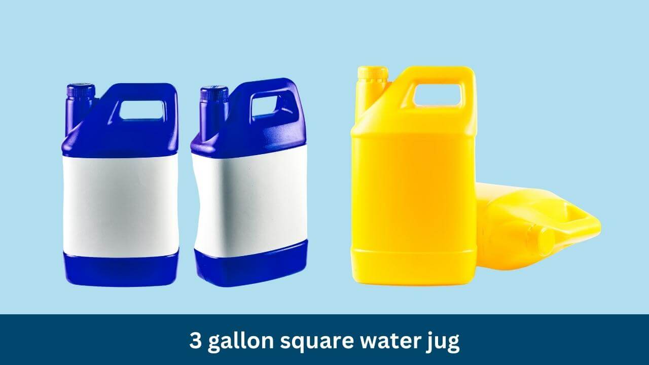 3 gallon square water jug