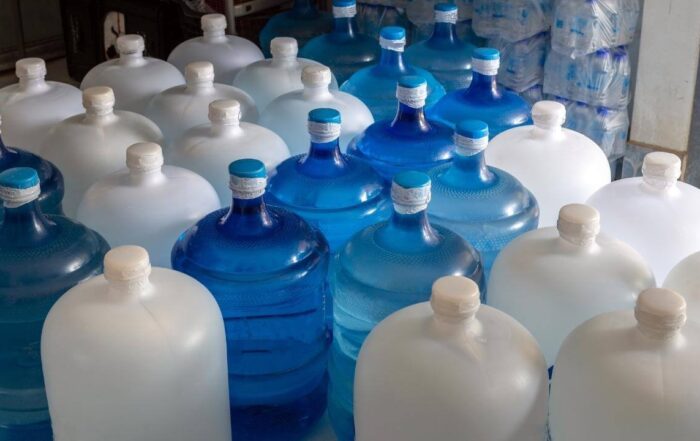 water jugs ready